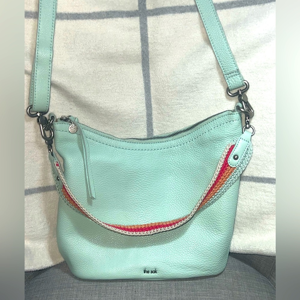 The Sak Jasmine Bucket Crossbody Purse - Premium Leather
